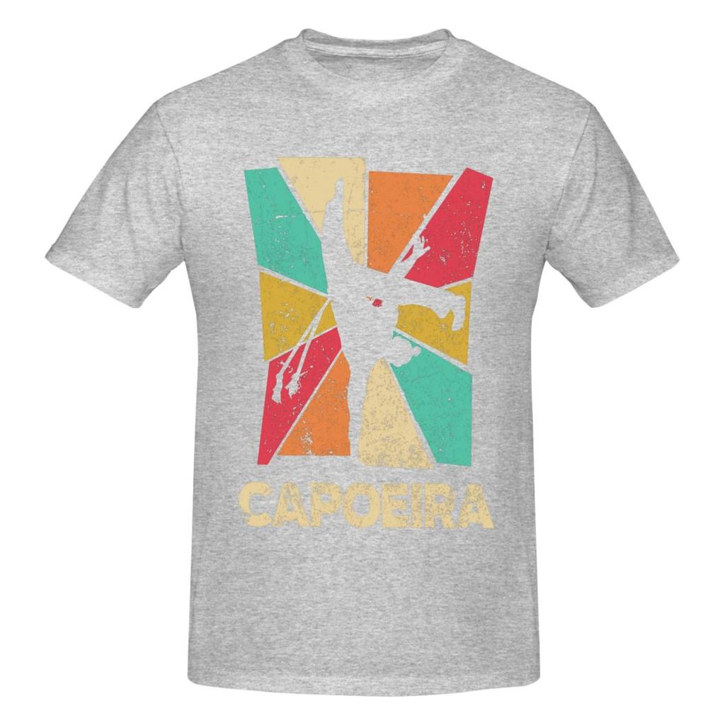 Unisex Funny Martial Arts Kickboxing Capoeira Vintage T Shirt Streetwear Oversized Oneck Cotton Sleeve Custom Unisex Clothing