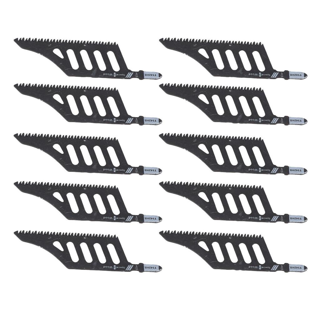 10PCS Jigsaw Blades 90 Degree Corner Cutting Irregular Saw Blades for Wood Plastic Fiberboard