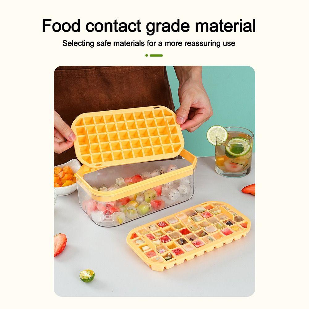 Silicone Ice Block Mold 100 Grid Ice Cube Maker Large Capacity Ice Cube Mould  Ice Tool