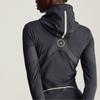 Adidas Cold.Rdy Stella McCartney FW24 Truepace Running Top Warm Sweat-Wicking Hooded Long Sleeve Jacket Women tops Black IY5019