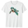 Cute Baby Sea Turtle TShirt Ocean Life Wildlife Birthday Gift For Him And Her