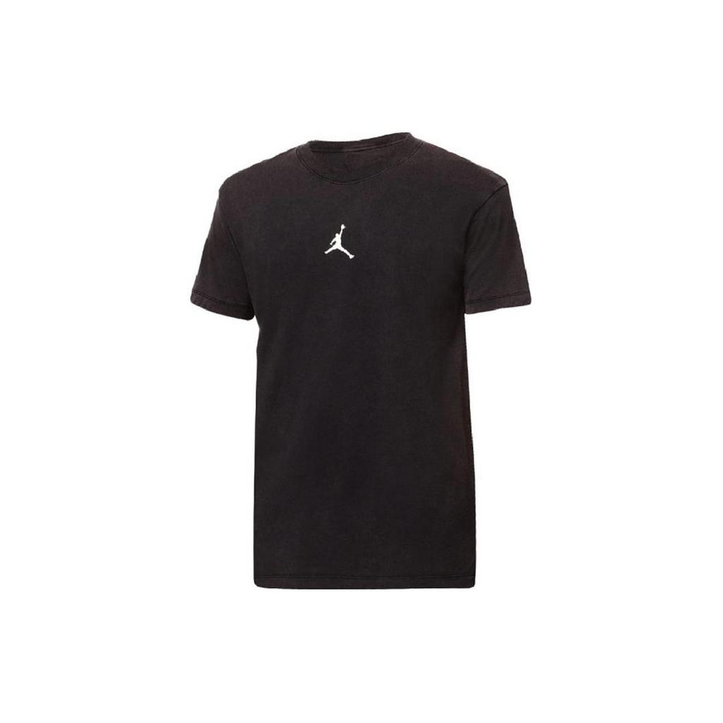 Jordan T Shirts Men's Black Crew Neck Moderate DA2695-010