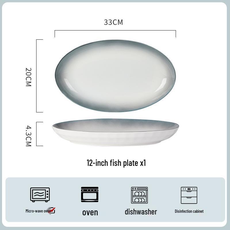 Verdicktes Anti-Verbrühungs-Keramik-Geschirrset mit Schüsseln und Tellern