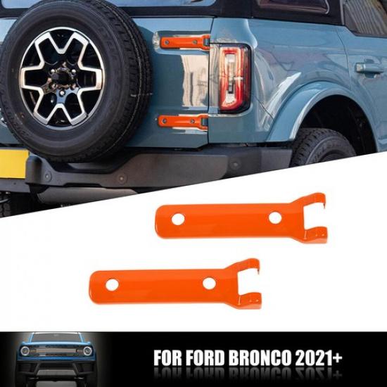 Orange Exterior Rear Door Tailgate Hinge Cover Trim Bezel for Ford Bronco +