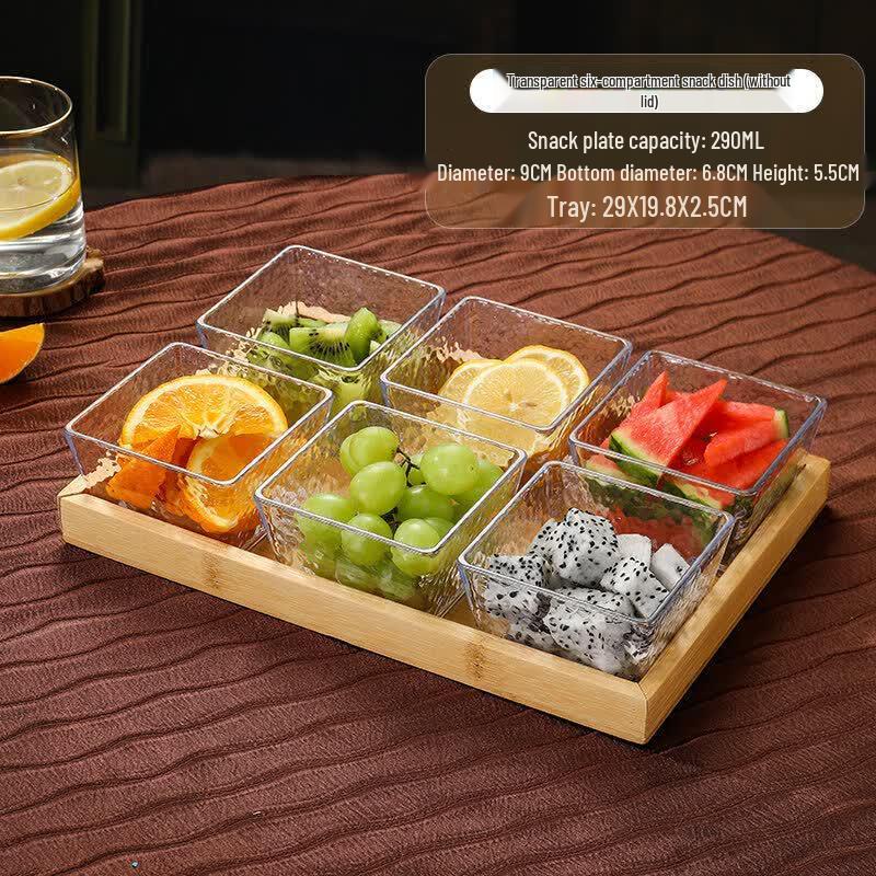 Multi-Compartment Snack & Fruit Platter