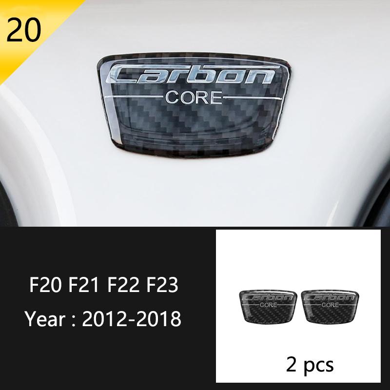 For BMW 1 2 Series F20 F21 F22 F23 Carbon fiber Car Control CD Panel Cover Trim Air conditioning Outlet Frame Decoration Sticker LNYCP1