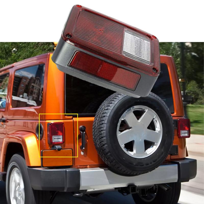 Halogen Tail Light Assembly Left Right With Harness For Jeep Wrangler JK 2007 2008 2009 2010 2011 2012 2013 2014 2015 2016 2017