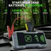 1000A Portable Jump Starter with Air Compressor for 12V Lithium Battery Power Bank Jumper Cables Red Supports 6.0L Gas 3.0L Die