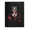 Halloween Rose Skull Head digitalprinted polyester Bedroom velvet flannel soft sofa cover blanket Fleece soft sofa cover