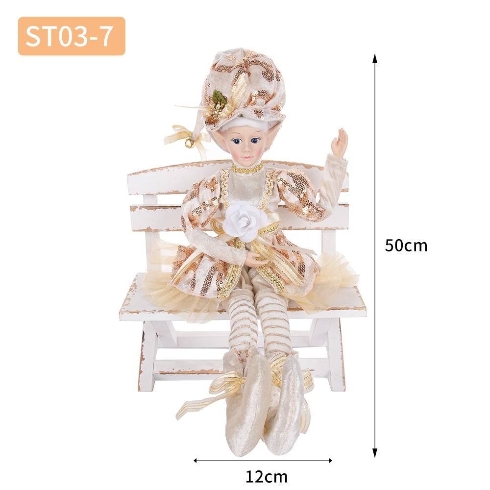 Новая рождественская кукла, подвесная сидящая игрушка-эльф, Санта-Клаус, плюшевая новогодняя елка, подвесное украшение, рождественский подарок, новогоднее украшение