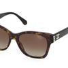 Chanel Simple Casual Fashion Acetate Frame Square Sunglasses Women's Brown