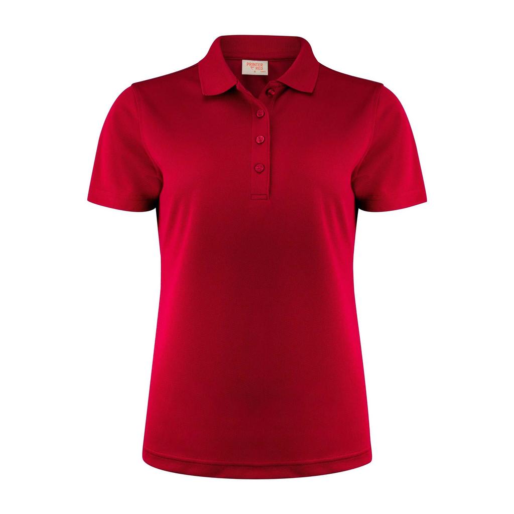 Printer RED Womens/Ladies Smash Polo Shirt