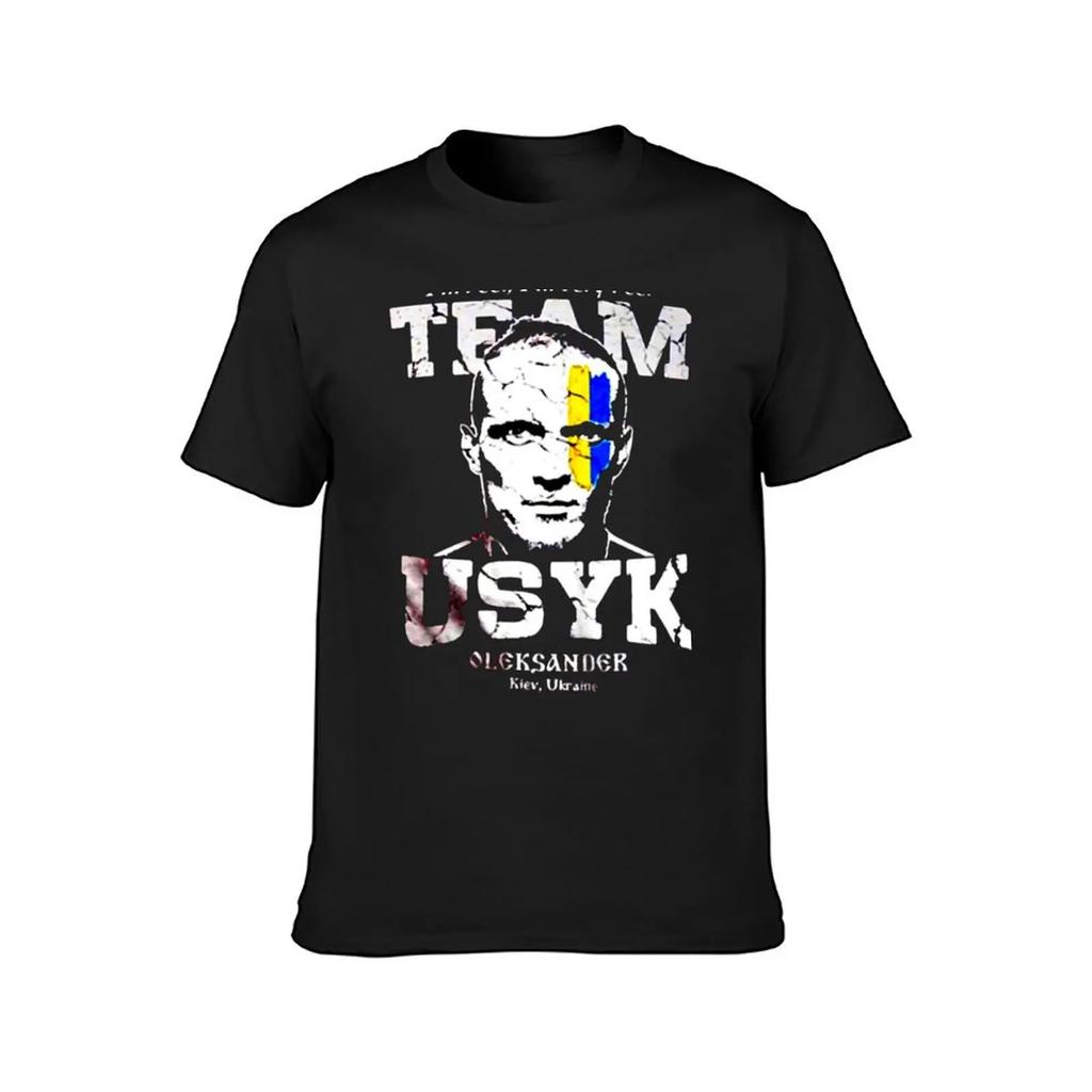 Usyk T-Shirt Oversized Cheap Stuff Big and Tall T Shirts for Men