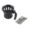 Bike Drink Cup Mount with Bar Bracket and Open Base Cup Frame Modification Part for Gl1800 F6B 2018-2022 Commutes, Fuel Stops, and Road Travel Each