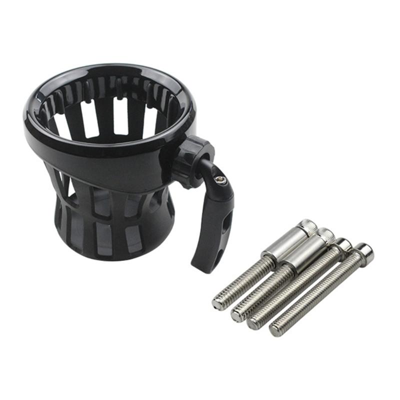 Bike Drink Cup Mount with Bar Bracket and Open Base Cup Frame Modification Part for Gl1800 F6B 2018-2022 Commutes, Fuel Stops, and Road Travel Each