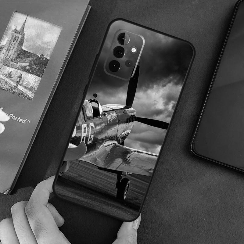 Airplane Aircraft Soft Cover For Samsung Galaxy A54 A53 A73 A13 A71 A51 A14 A52 A32 A12 A22 A52S Back Case