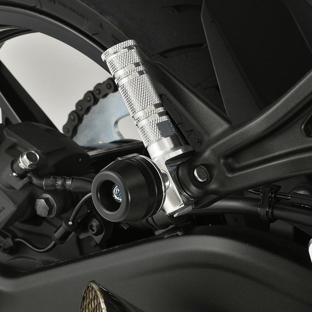 LEDISHUN Aluminum Tandem Step Sliders for Kawasaki and Left and Right Set Z650, Z750, Z750S, Z800, Z900, Z900RS/Cafe, (Gold)