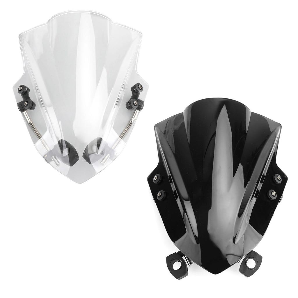 Universal 7/8" 22mm Handlebar ABS Plastic Motorcycle Windshield WindScreen