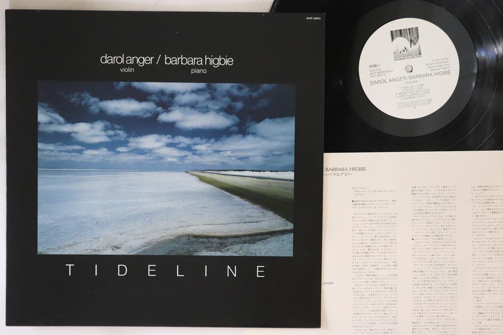 LP Record DAROL ANGER / BARBARA HIGBIE - Tideline WHP28010PROMO WINDHAM HILL 1982 Japan New Age & Easy Listening Used