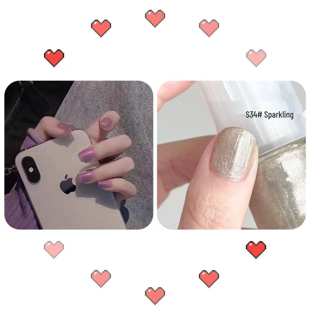 Aurora Whitening Quick-Dry Odorless Peelable Nail Polish