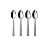 Georg Jensen BERNADOTTE Dessert Spoons, Set of 4, Silver, Approximately 19cm Long, Dishwasher Safe, 10014957