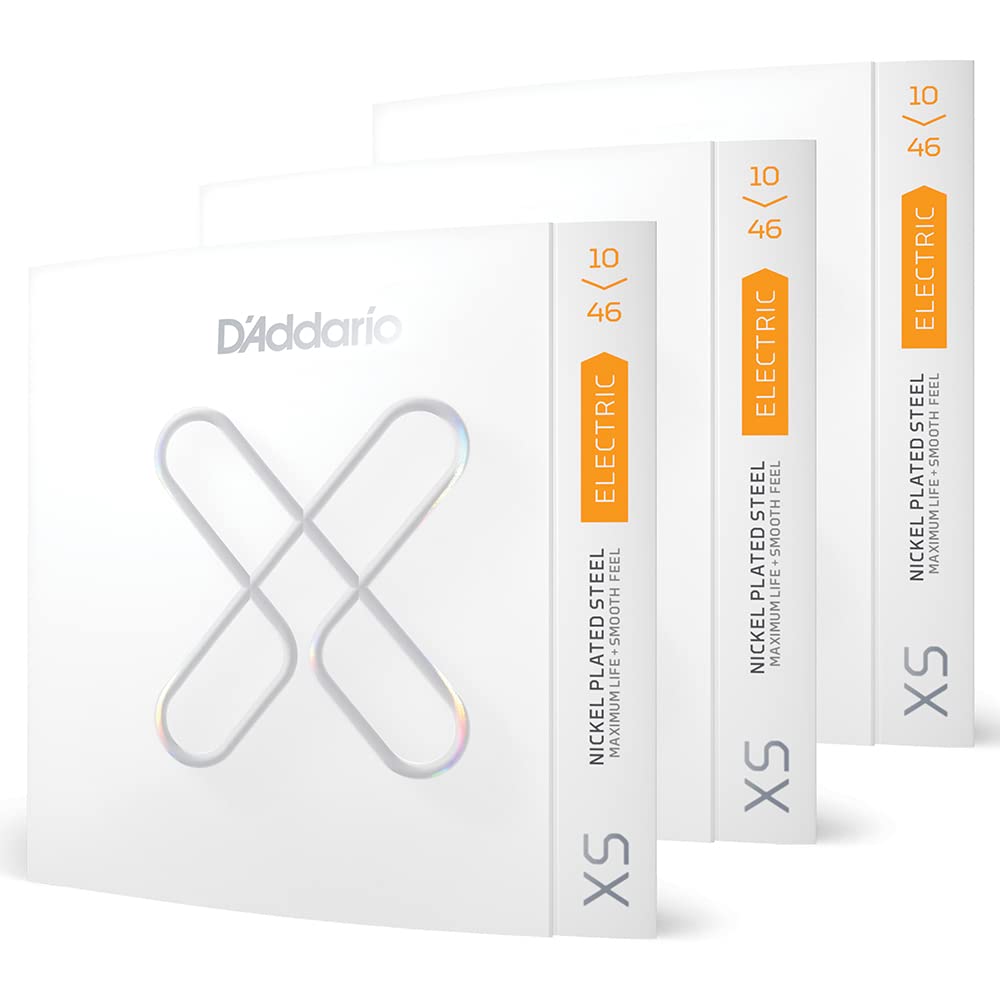 

Струны для электрогитары XS Coated Strings Nickel Regular Light 3 комплекта D Addario .010-.046 XSE1046-3P []