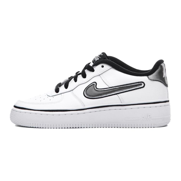 

Кроссовки Nike Air Force 1 LV8 Sport GS White Black Черно-белые AR0734-100