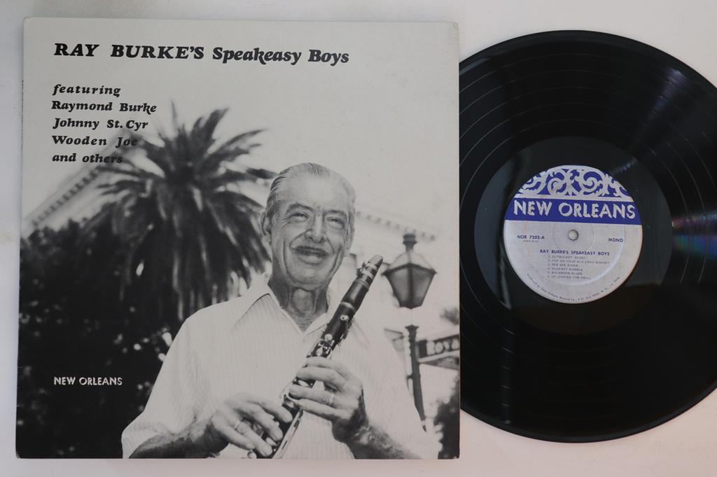 LP Record RAY BURKE'S SPEAKEASY BOYS - Ray Burke's Speakeasy Boys NOR7202 NEW ORLEANS 1973 US Jazz Used