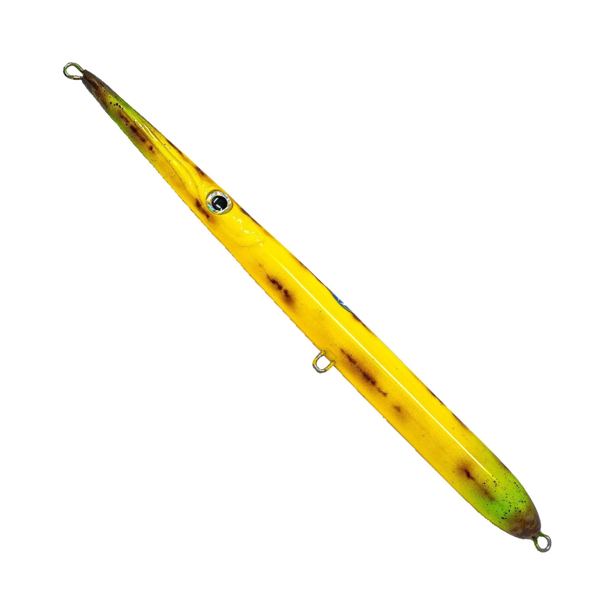 Jack Fin STYLO 210 Banana Custom Floating Lure Ideal for targeting bluefin tuna and other large game (Handmade) - fish.