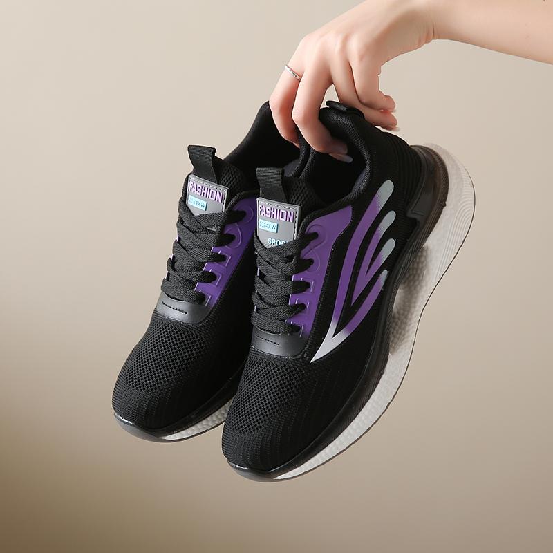 Spring Summer Autumn Anti-slip Soft Bottom Mesh Surfac Fashionable Breathable Sports Shoes Comfortable Lightweight  Running Shoe