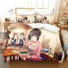 Takafuji Kako Ložní souprava Jednolůžko Dvojlůžko Plná Velikost Queen King Ložní souprava Dospělý Dítě Ložnice Sady povlečení Anime Dívky Postel