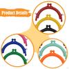 10x Resin Purse Frame Making Bag Clasp DIY Craft Hardware Wallet Handle Handbag