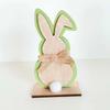 Ornament Exchange Home for Easter Dwarf Ornaments Rabbit Decoration Decorations Wooden Desktop Easter Couple Dancing Sculpture