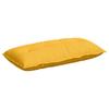 Back Cushion Light Yellow 100 X 50 Cm Corduroy Fabric