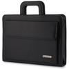 Biwuar Toiletry Bag Briefcase Folder Organizer for a Salesman Stylish Black Beltimore I63