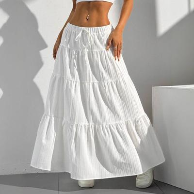 Jupe blanche à bretelles pour femmes, Nouvelle Arrivée Automne 2025