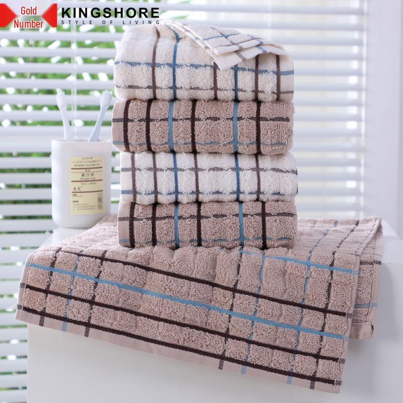 

**Золотий Номер GA1016 Жакардовий Бавовняний Рушник - М яка та Зручна Серветка для Домашнього Використання** 34x70cm коричневий