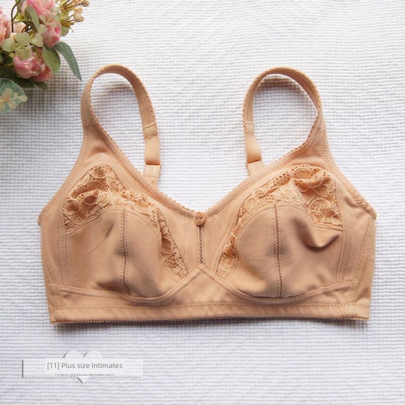 

Беспроводной облегающий грудь маленький полный чашка плюс размер чашки ультратонкий сексуальный европейский и американский бюстгальтер для нижнего белья BCDE Dark complexion 95B(Small = 90B)