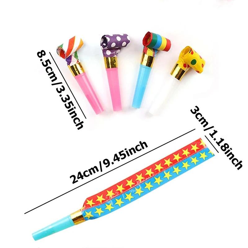 

10PCS Blowout Long Nose Whistle Party Noise Generator Cheerleading Team Cheer Up Prop Birthday Party Supplies Holiday Gifts TMZ