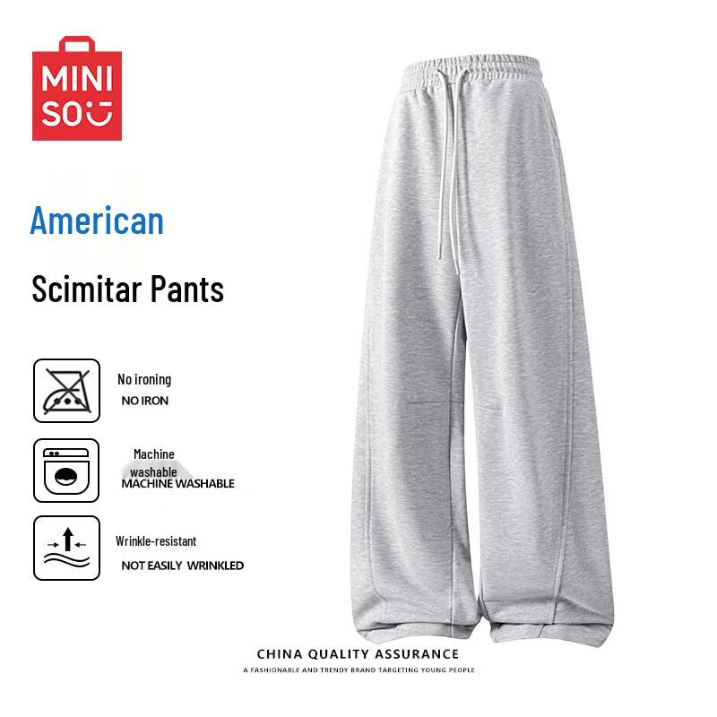 

MINISO Men s Teen American Street Style Crossover Trousers 3XL