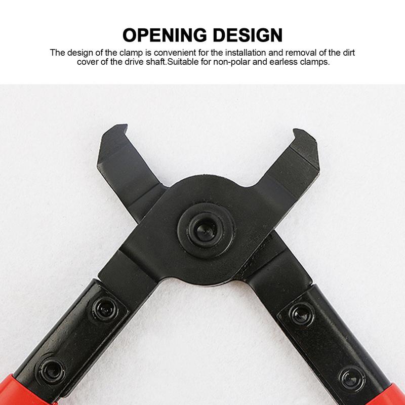 217MM Car CV Joint Boot Hose Clamp Pliers Earless Type Clip Auto Repair Disassembly Tool For All CVJ Boot Clamps Repair Tool