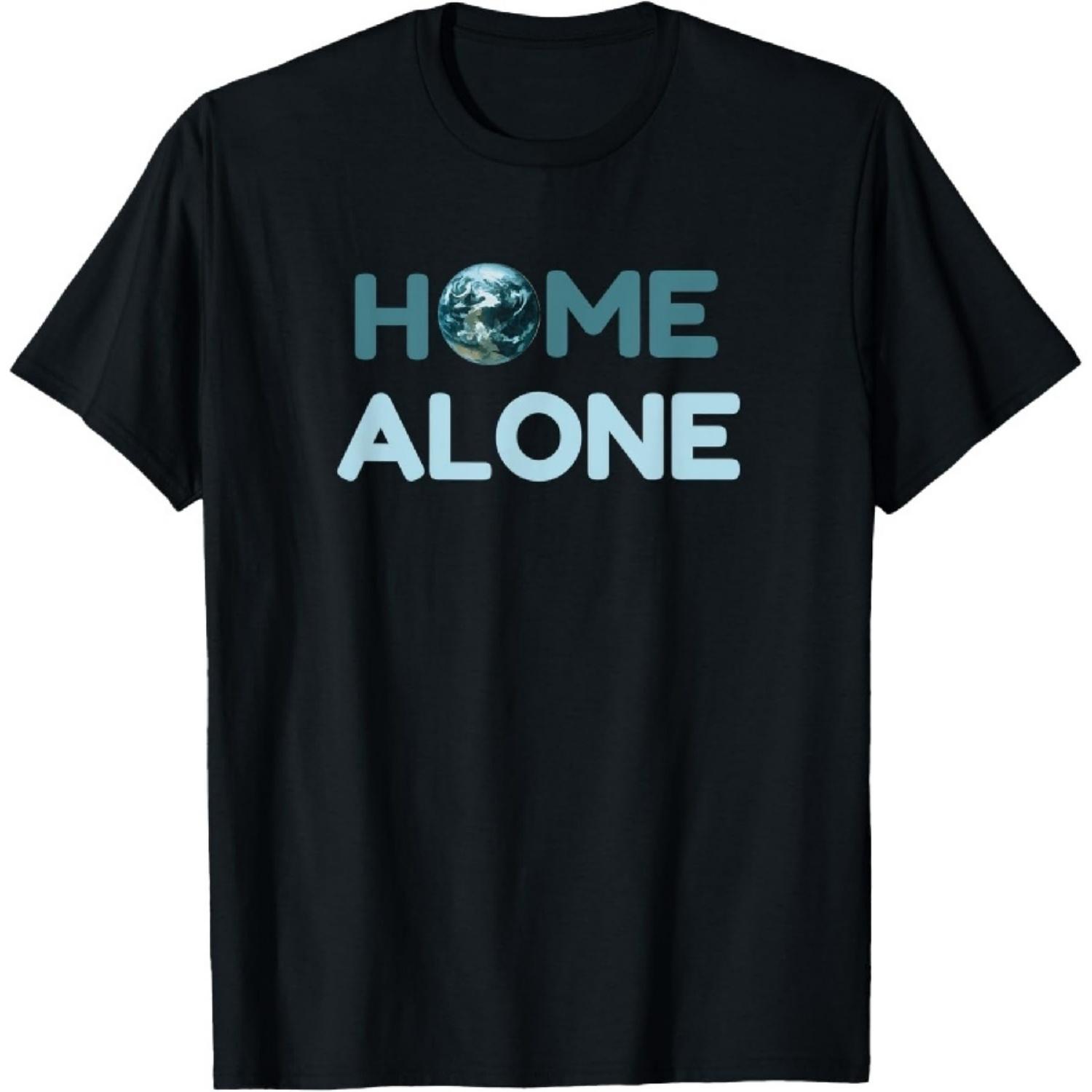 Home Alone, Working From Home, Alone at Home, Alien At Home T-Shirt S