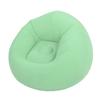 Uppblåsbar bönpåse utan bönor PVC Mjuk flockning Ergonomisk uppblåsbar loungefåtölj för vardagsrum sovrum