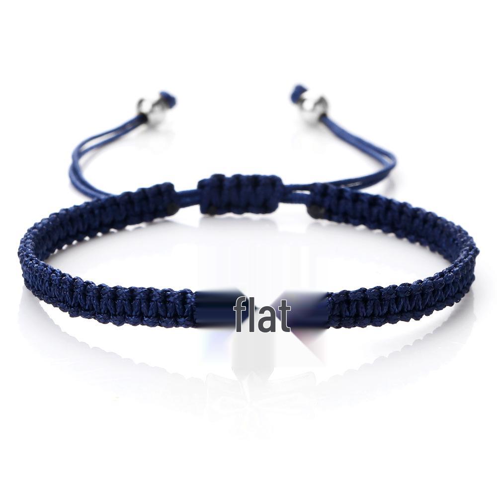 Conjunto de Pulseras Cruzadas Nudo Ruyi: Pulseras de Cuerda Tejidas a Mano con Chapado de Aleación para Parejas