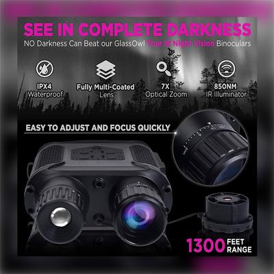 Digital Night  Binoculars for Complete Darkness  Infrared Night