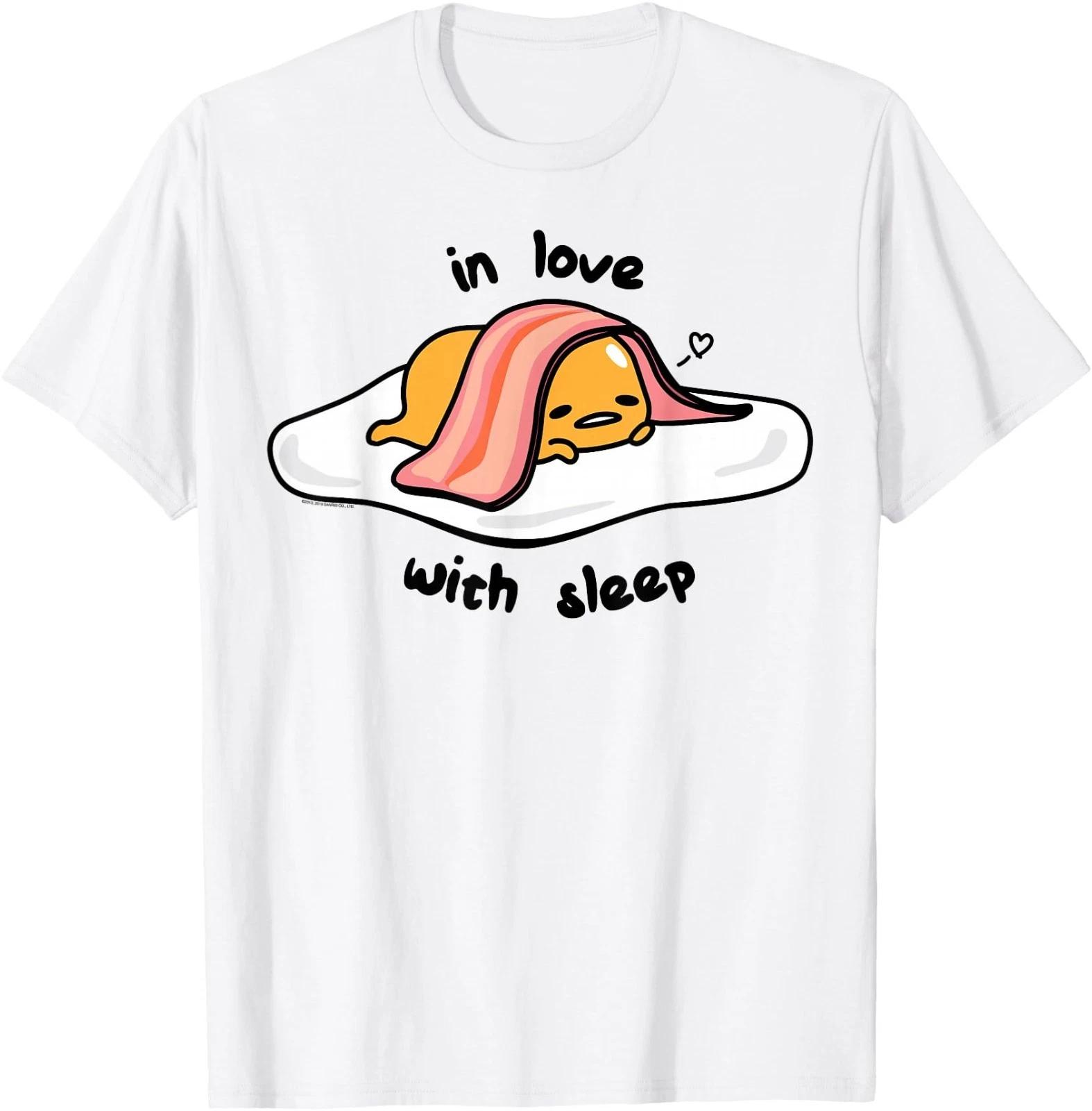 Gudetama in Love with Sleep Tee Shirt T-Shirt 3XL