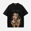 Sabrina Kaperson Printed TShirt  Casual Loose Cotton Top  Street Style HipHop Streetwear