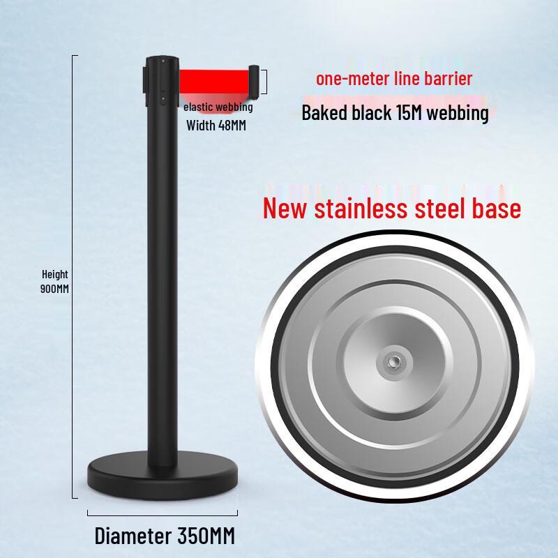 Stainless Steel Ret retractable belt barrier