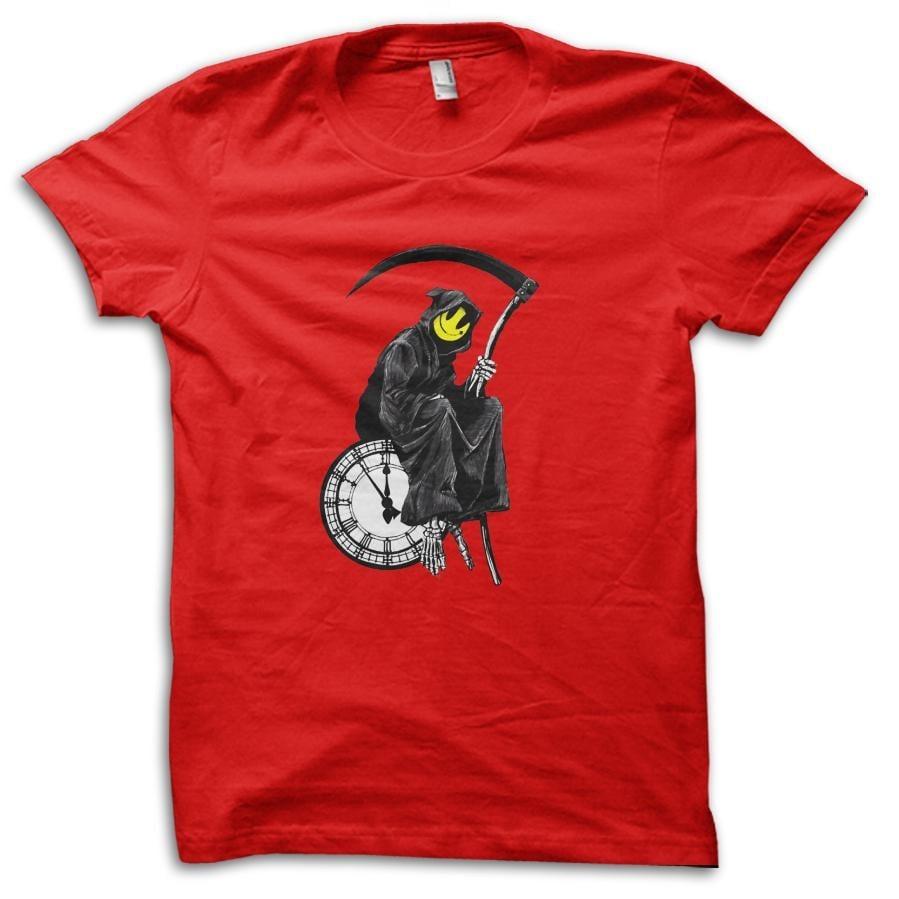 Banksy Grim Reaper Street Art Urban Graphic T-Shirt M5544 4XL