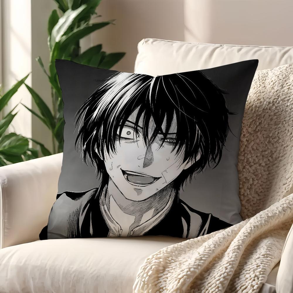 ANIME T-TOMODACHI GAME Cushion Cover For Pillow Printing Sofa Decoration Home Car Room Coffee Shop Office Nordic Simplicity